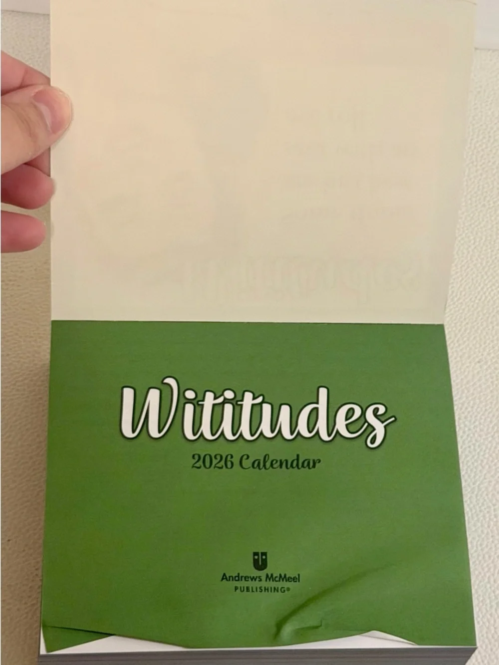 2026 Wititudes Daily Desk Calendar Funny Witty Decor Office Humor Andrews McMeel